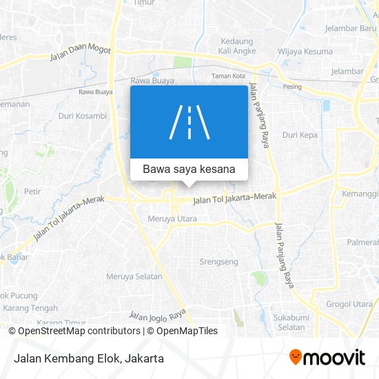 Peta Jalan Kembang Elok