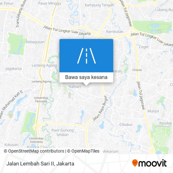 Peta Jalan Lembah Sari II