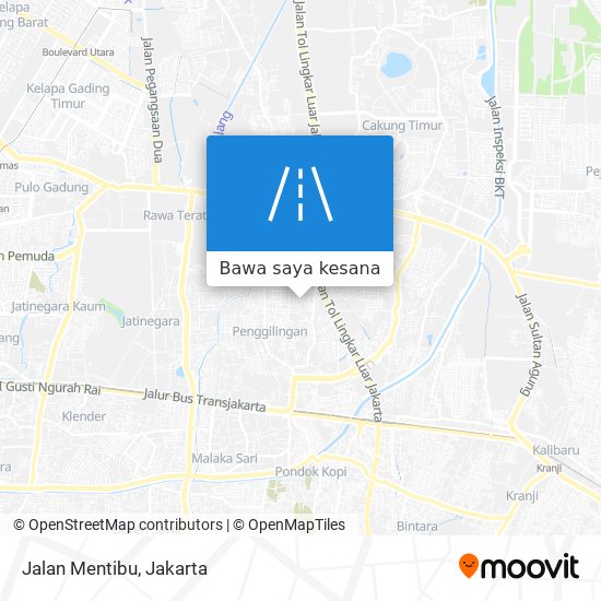 Peta Jalan Mentibu