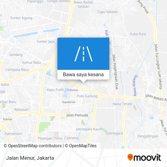 Peta Jalan Menur