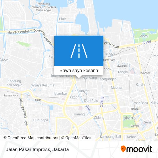 Peta Jalan Pasar Impress