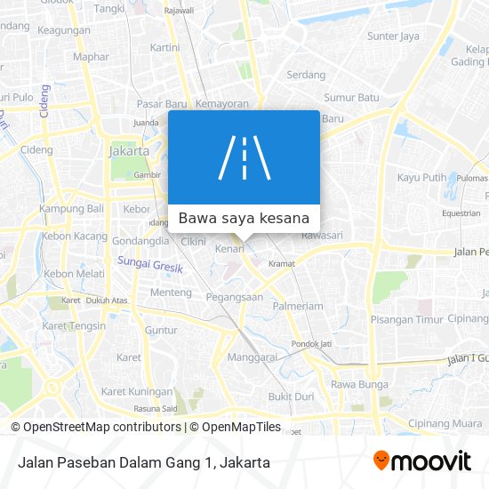 Peta Jalan Paseban Dalam Gang 1