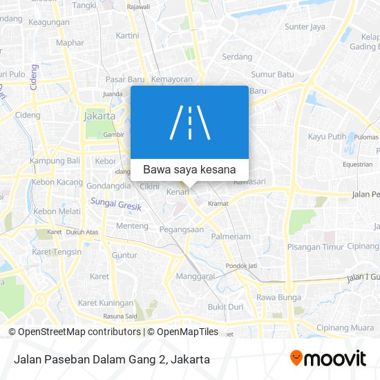 Peta Jalan Paseban Dalam Gang 2