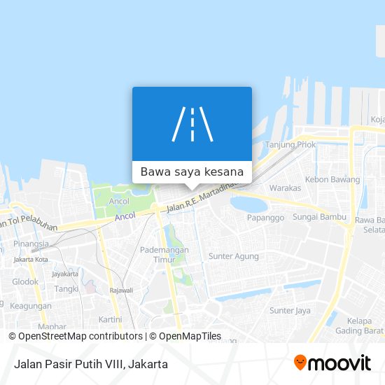 Peta Jalan Pasir Putih VIII