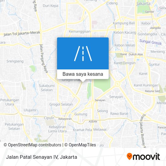 Peta Jalan Patal Senayan IV