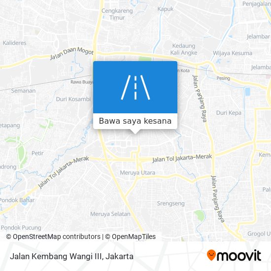 Peta Jalan Kembang Wangi III