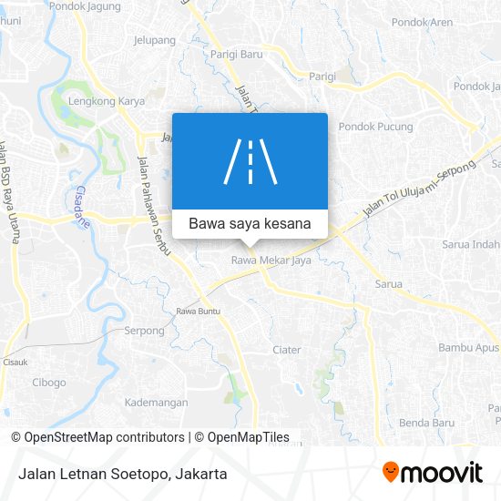 Peta Jalan Letnan Soetopo