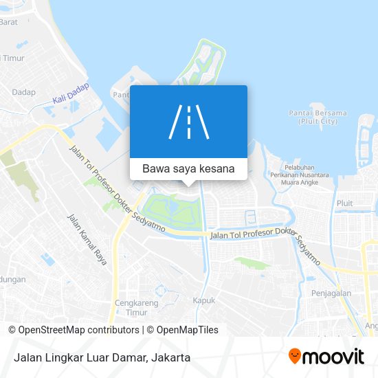 Peta Jalan Lingkar Luar Damar