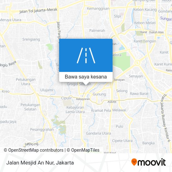 Peta Jalan Mesjid An Nur