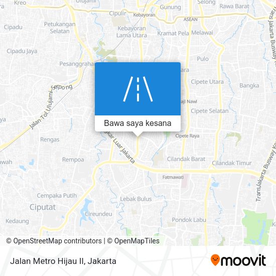Peta Jalan Metro Hijau II