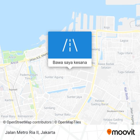 Peta Jalan Metro Ria II