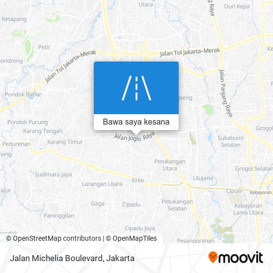 Peta Jalan Michelia Boulevard