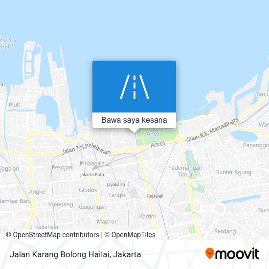 Peta Jalan Karang Bolong Hailai