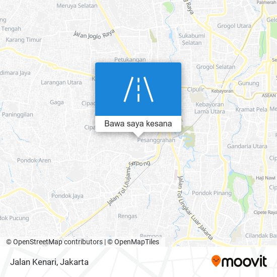 Peta Jalan Kenari