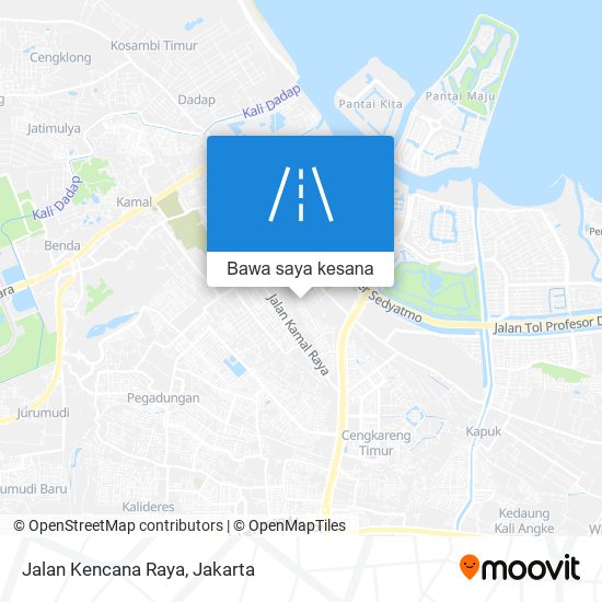 Peta Jalan Kencana Raya