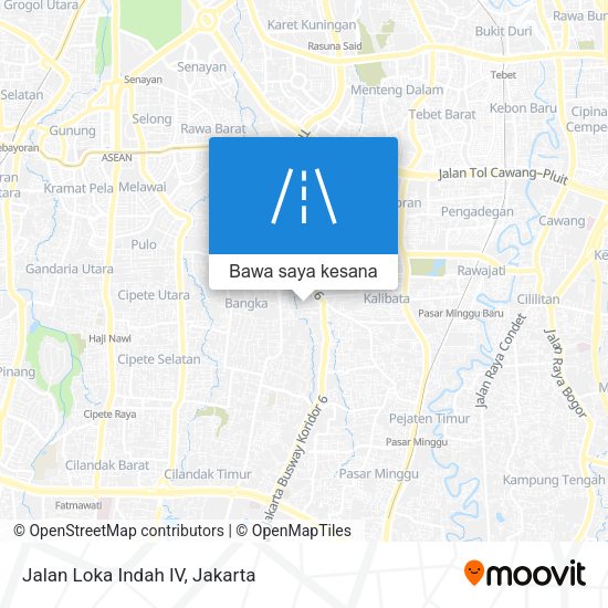 Peta Jalan Loka Indah IV