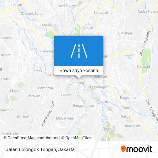 Peta Jalan Lolongok Tengah