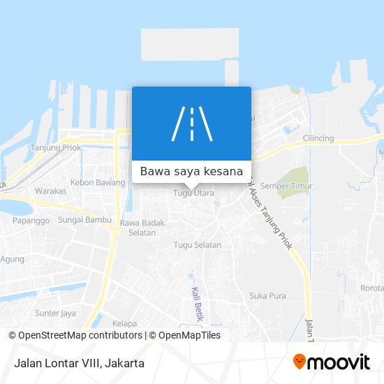 Peta Jalan Lontar VIII