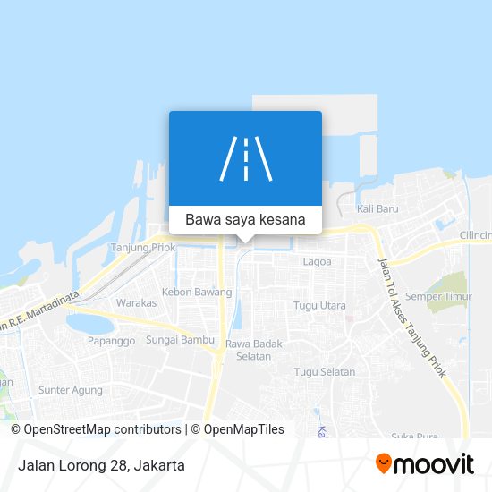 Peta Jalan Lorong 28