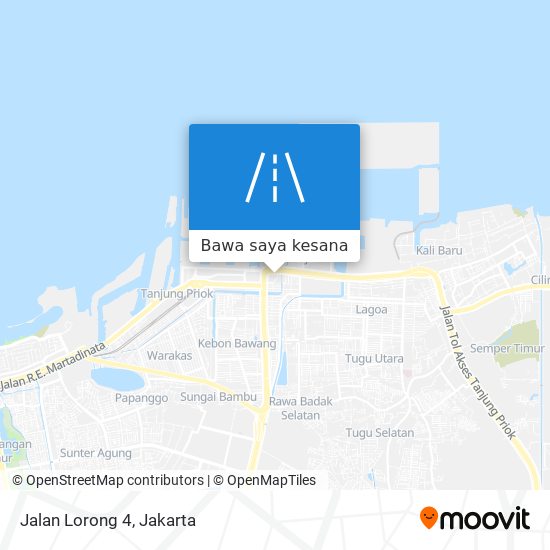 Peta Jalan Lorong 4