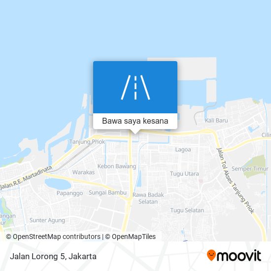 Peta Jalan Lorong 5