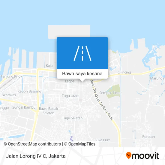Peta Jalan Lorong IV C