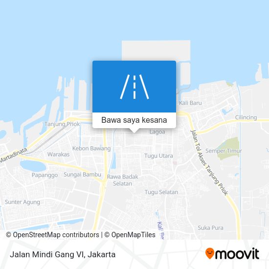 Peta Jalan Mindi Gang VI
