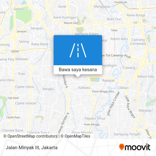 Peta Jalan Minyak III