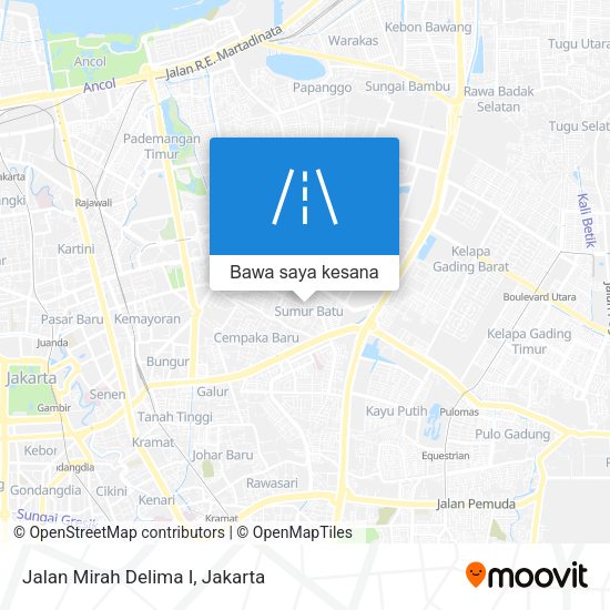 Peta Jalan Mirah Delima I
