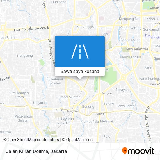 Peta Jalan Mirah Delima