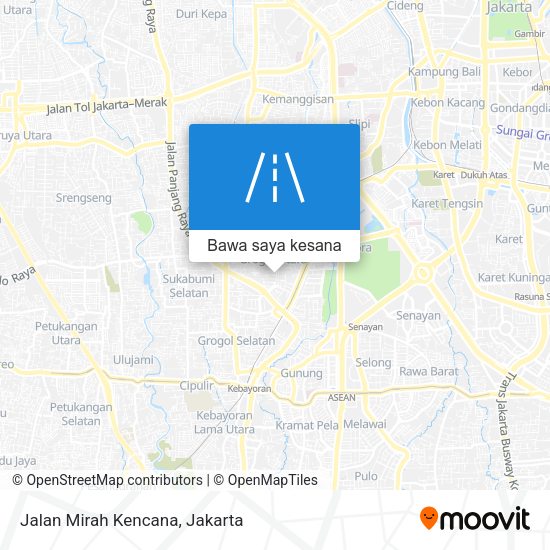Peta Jalan Mirah Kencana