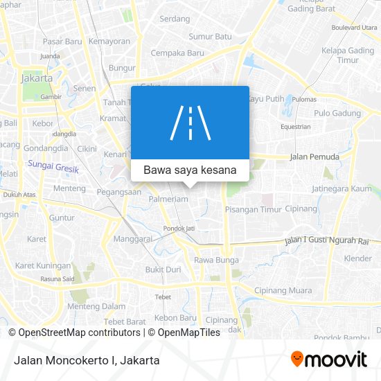 Peta Jalan Moncokerto I