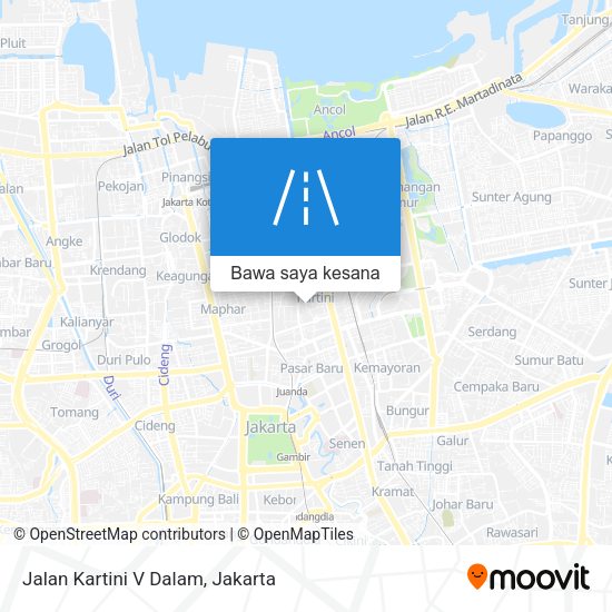 Peta Jalan Kartini V Dalam