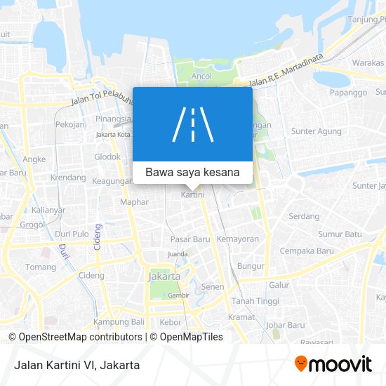 Peta Jalan Kartini VI