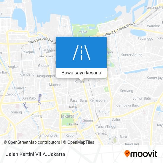 Peta Jalan Kartini VII A