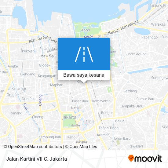 Peta Jalan Kartini VII C