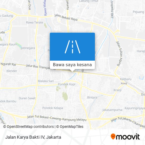 Peta Jalan Karya Bakti IV