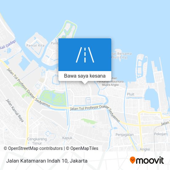 Peta Jalan Katamaran Indah 10