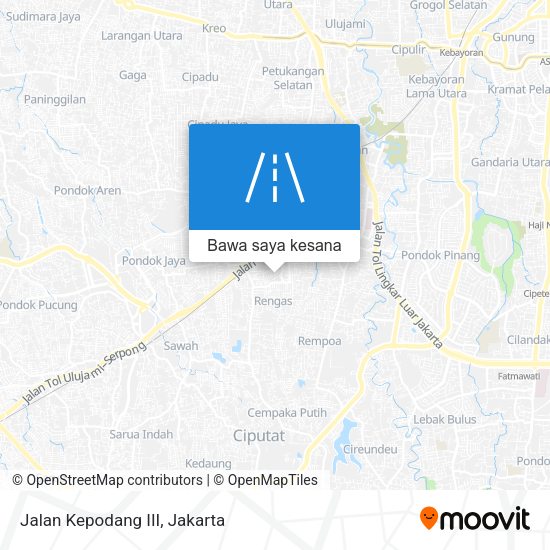 Peta Jalan Kepodang III