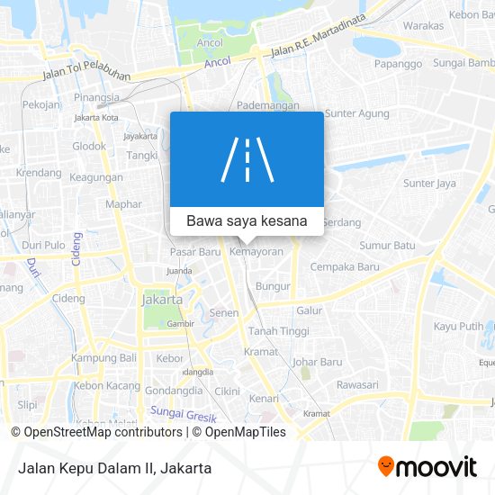 Peta Jalan Kepu Dalam II