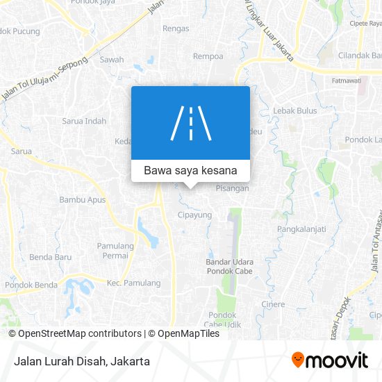 Peta Jalan Lurah Disah