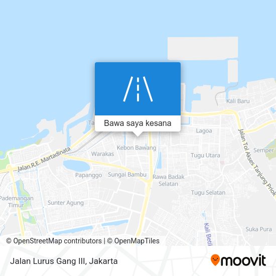 Peta Jalan Lurus Gang III
