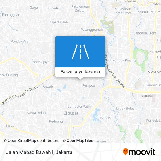 Peta Jalan Mabad Bawah I
