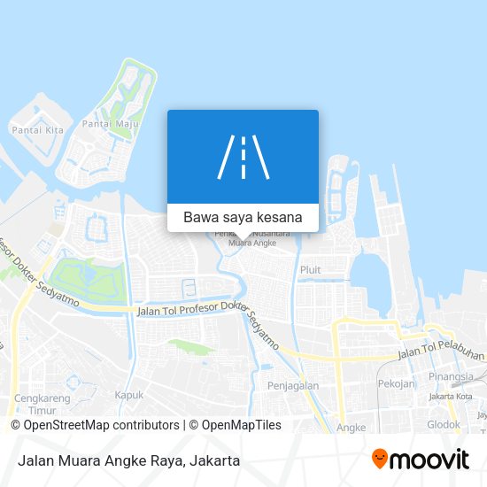 Peta Jalan Muara Angke Raya