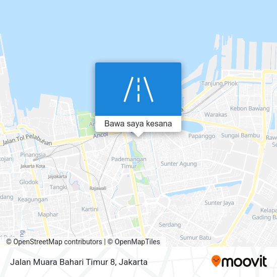 Peta Jalan Muara Bahari Timur 8