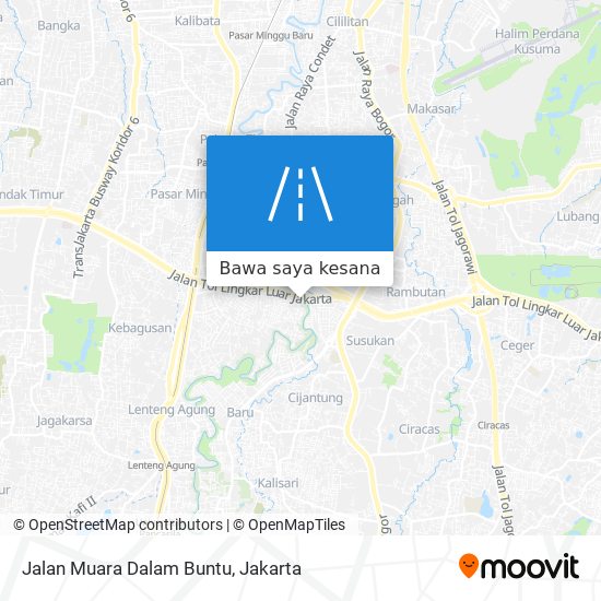 Peta Jalan Muara Dalam Buntu