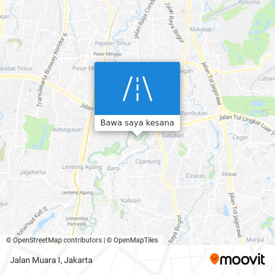 Peta Jalan Muara I