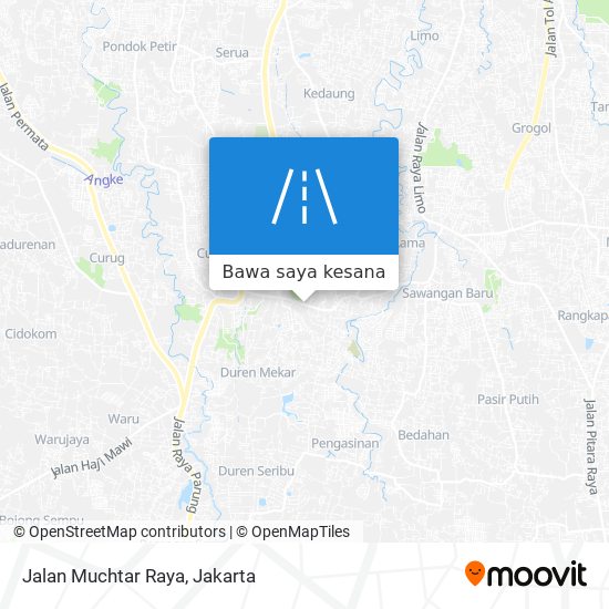 Peta Jalan Muchtar Raya