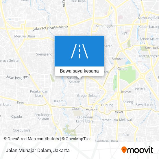 Peta Jalan Muhajar Dalam