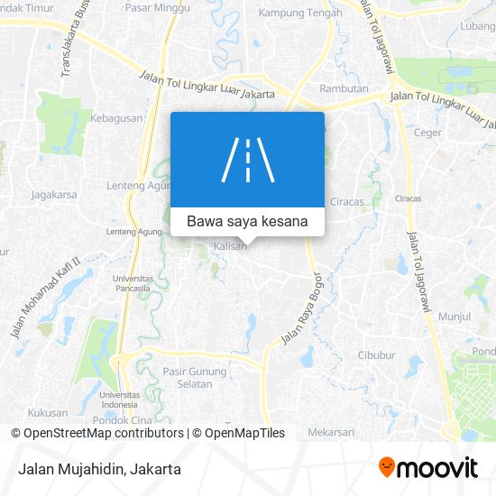 Peta Jalan Mujahidin